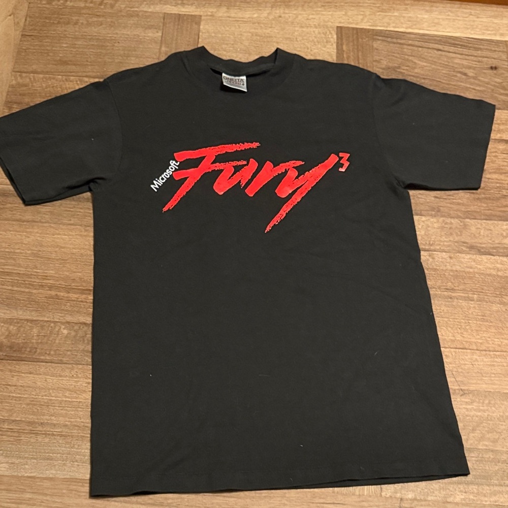 Rare 90s Vintage Microsoft Fury 3 Shirt